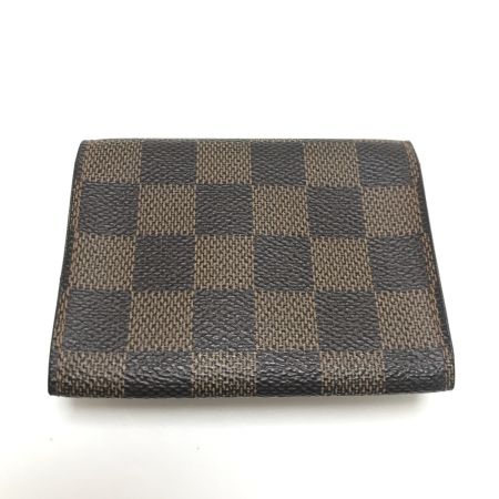 LOUIS VUITTON ルイヴィトン カードケース ダミエ アンヴェロップ・カルト ドゥ ヴィジット N62920 ブラウン