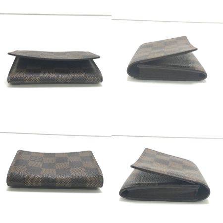  LOUIS VUITTON ルイヴィトン カードケース ダミエ アンヴェロップ・カルト ドゥ ヴィジット N62920 ブラウン