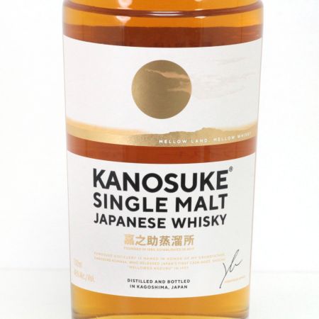 【北海道内限定発送】 KANOSUKE 嘉之助蒸溜所  シングルモルト ウイスキー 700ml 48度 ギフトBOX付 未開栓