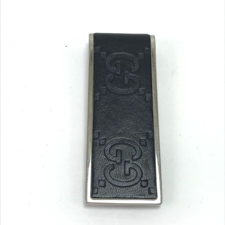  GUCCI グッチ マネークリップ グッチシマ ブラック