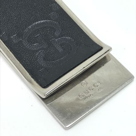  GUCCI グッチ マネークリップ グッチシマ ブラック