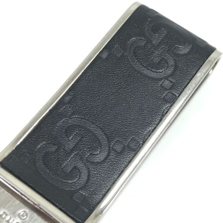  GUCCI グッチ マネークリップ グッチシマ ブラック