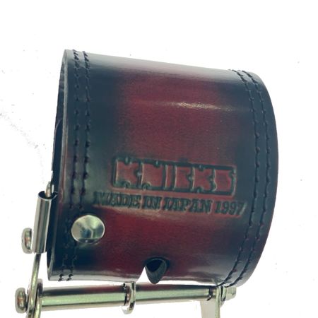  KNICKS ニックス アドバンガラス革 チェーン3連結タイプ鳶レベルホルダー ADV-100LDX3-R レッド