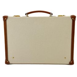 $$ 豊岡鞄 アタッシュケース  ベージュ×ブラウン Bランク