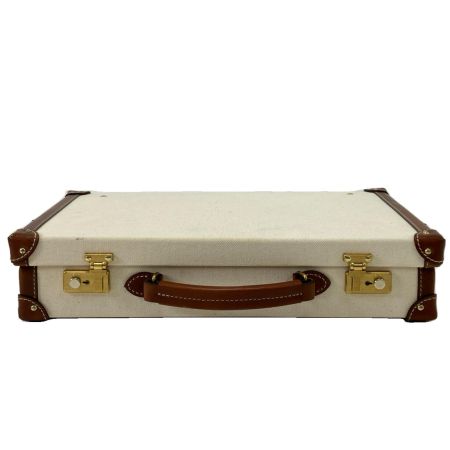  豊岡鞄 アタッシュケース  ベージュ×ブラウン