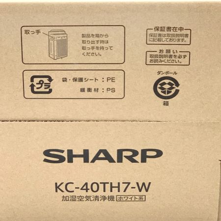  SHARP シャープ プラズマクラスター加湿空気清浄機 KC-40TH7-W