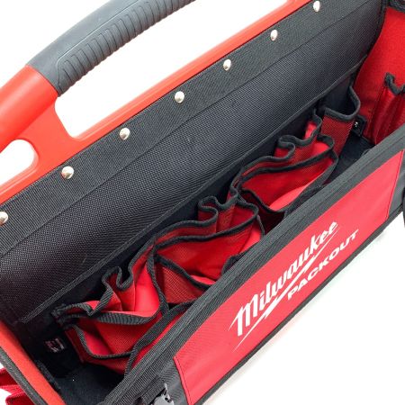  Milwaukee ミルウォーキー  PACKOUT 20インチ ツール収納 トートバッグ 48-22-8320 レッド×ブラック
