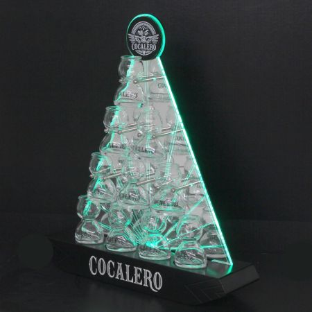  COCALERO コカレロボムタワー LEDディスプレイ グラス12個付き