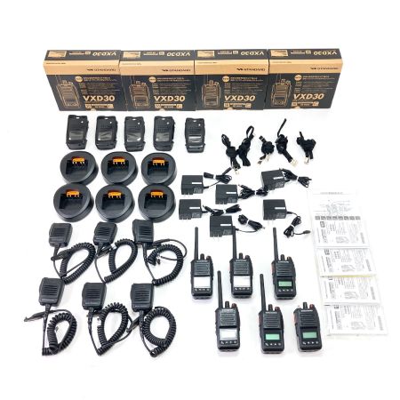  STANDARD スタンダード  ハイパワー デジタル簡易無線登録局 VXD30×6台 付属品多数