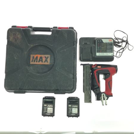  MAX マックス エアツール フィニッシュネイラ 充電器・充電池2個・ケース付 TJ-35FN1