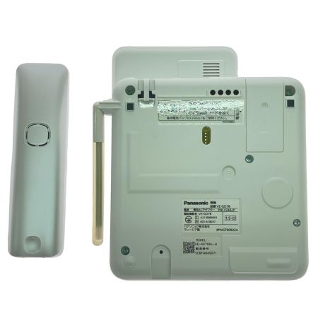  Panasonic パナソニック コードレス電話機（子機1台付き） VE-GD78DL