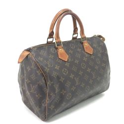 $$ LOUIS VUITTON ルイヴィトン ハンドバッグ モノグラム スピーディ30 キー&パドロック付 M41526 Cランク