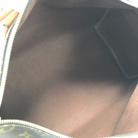  LOUIS VUITTON ルイヴィトン ハンドバッグ モノグラム スピーディ35 臭い有/革タブボンド跡＆切れ M41524 ブラウン