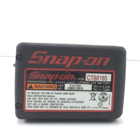  Snap-on スナップオン インパクトレンチ ライト点灯不良あり CTJ8810B レッド