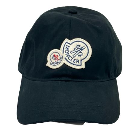  MONCLER モンクレール ダブルロゴベースボールキャップ C-A9CO-21-8512 ブラック