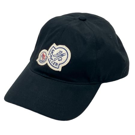  MONCLER モンクレール ダブルロゴベースボールキャップ C-A9CO-21-8512 ブラック