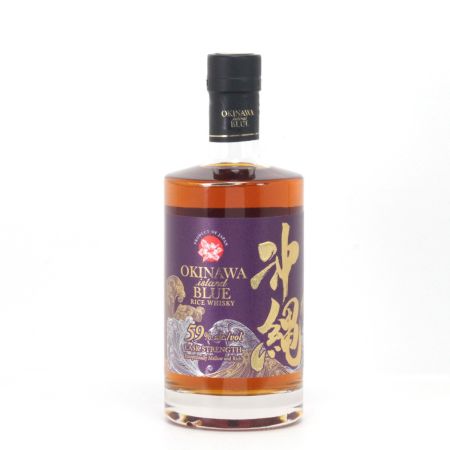 【北海道内限定発送】 久米仙酒造 沖縄アイランドブルー RICE WHISKY カスクストレングス 700ml 59度 ギフトBOX付 未開栓