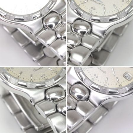  LONGINES ロンジン コンクエスト  レディースクォーツ ステンレススチール ベージュ L1.114.4