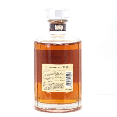 【北海道内限定発送】 SUNTORY サントリー  ウイスキー 響 12年 700ml 43度 ギフトBOX付 未開栓