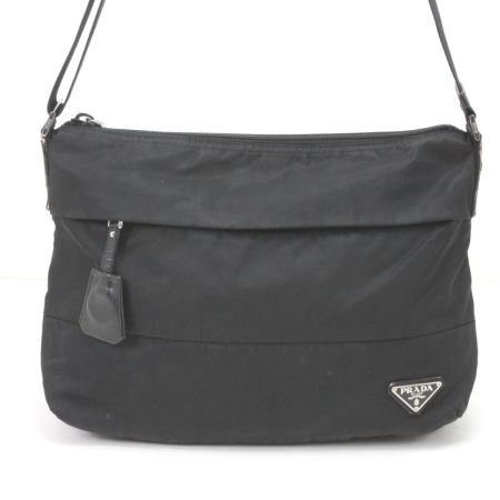  PRADA プラダ ショルダーバッグ ナイロン 中生地破れ有り ブラック