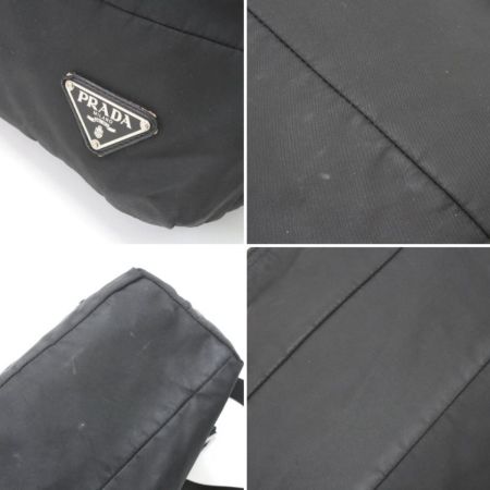  PRADA プラダ ショルダーバッグ ナイロン 中生地破れ有り ブラック