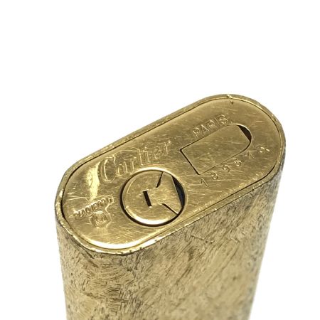  Cartier カルティエ ガスライター ゴールド 総柄  オーバル