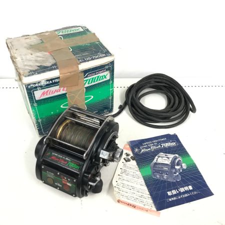  Miya Epoch 電動リール コード付き 動作確認済み 汚れ多数あり