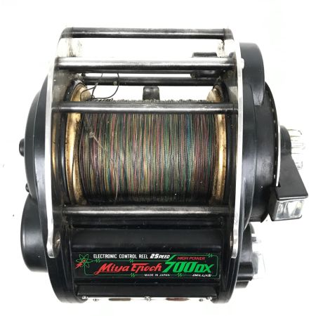  Miya Epoch 電動リール コード付き 動作確認済み 汚れ多数あり