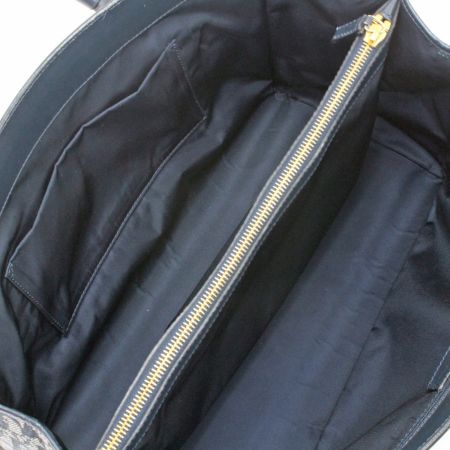  Christian Dior クリスチャンディオール ハンドバッグ トロッター キャンバス×レザー ヴィンテージ BO B O121 ネイビー
