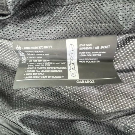  alpinestars alpinestars アルパインスターズ Bonneville Air Jacket XLサイズ