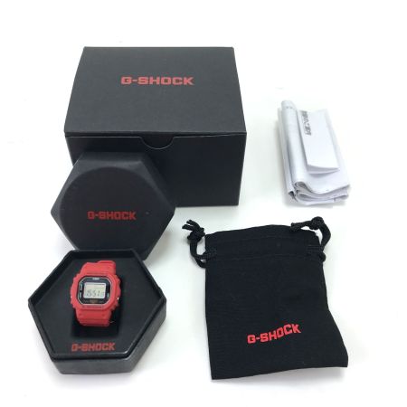  CASIO カシオ リングウォッチ ラバー赤 DWN-5600-9JR