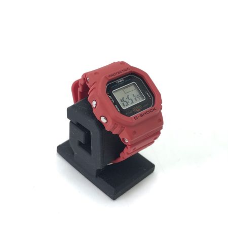  CASIO カシオ リングウォッチ ラバー赤 DWN-5600-9JR