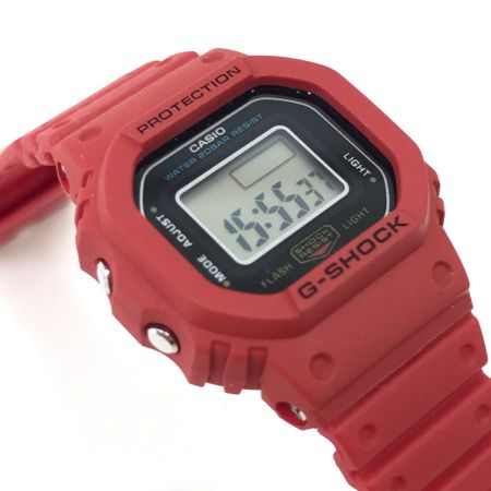  CASIO カシオ リングウォッチ ラバー赤 DWN-5600-9JR