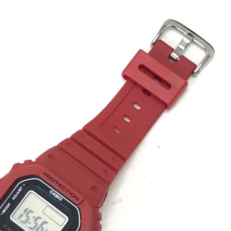  CASIO カシオ リングウォッチ ラバー赤 DWN-5600-9JR