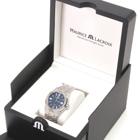  Maurice Lacroix アイコンオートマティック 自動巻き ステンレススチール ブルー AI6007-SS002-430-1