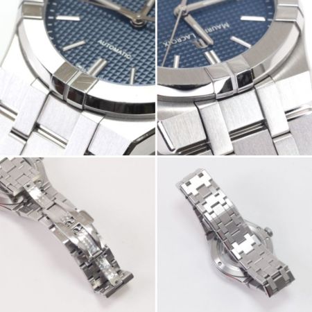  Maurice Lacroix アイコンオートマティック 自動巻き ステンレススチール ブルー AI6007-SS002-430-1