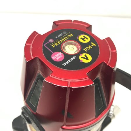  YAMASHIN レーザー墨出し器 PM-4 レッド