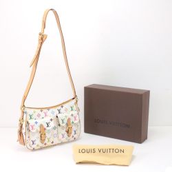$$ LOUIS VUITTON ルイヴィトン ショルダーバッグ マルチカラー ロッジGM M40051 ホワイト Bランク
