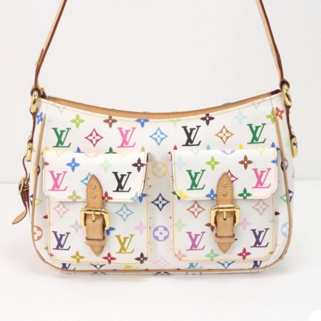  LOUIS VUITTON ルイヴィトン ショルダーバッグ マルチカラー ロッジGM M40051 ホワイト