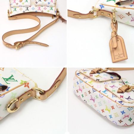  LOUIS VUITTON ルイヴィトン ショルダーバッグ マルチカラー ロッジGM M40051 ホワイト
