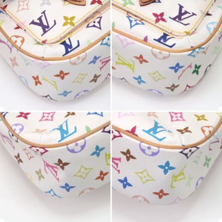  LOUIS VUITTON ルイヴィトン ショルダーバッグ マルチカラー ロッジGM M40051 ホワイト