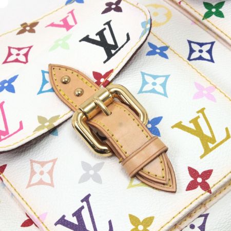  LOUIS VUITTON ルイヴィトン ショルダーバッグ マルチカラー ロッジGM M40051 ホワイト
