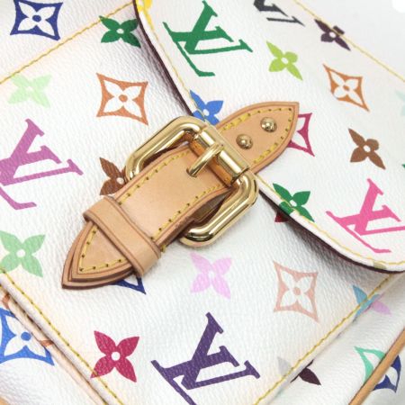  LOUIS VUITTON ルイヴィトン ショルダーバッグ マルチカラー ロッジGM M40051 ホワイト