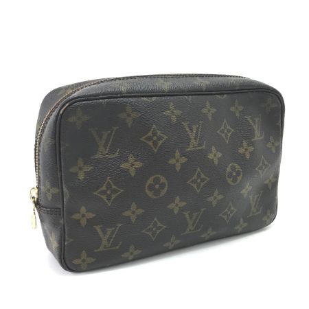 LOUIS VUITTON ルイヴィトン コスメポーチ モノグラム トゥルーストワレット23 内部ヨゴレ有 M47524