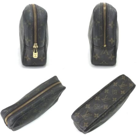  LOUIS VUITTON ルイヴィトン コスメポーチ モノグラム トゥルーストワレット23 内部ヨゴレ有 M47524