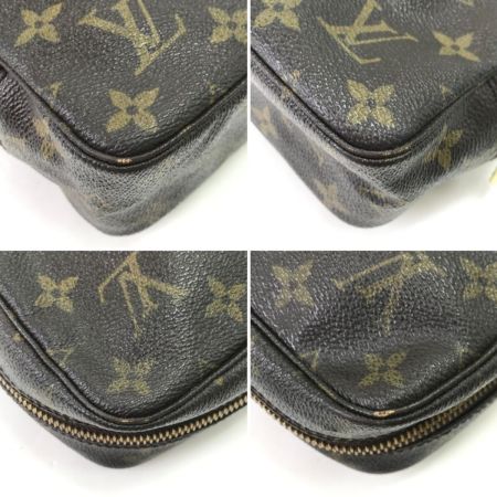  LOUIS VUITTON ルイヴィトン コスメポーチ モノグラム トゥルーストワレット23 内部ヨゴレ有 M47524