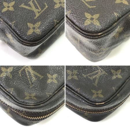  LOUIS VUITTON ルイヴィトン コスメポーチ モノグラム トゥルーストワレット23 内部ヨゴレ有 M47524