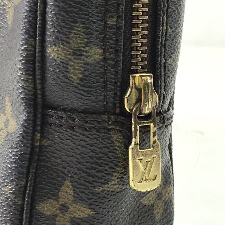  LOUIS VUITTON ルイヴィトン コスメポーチ モノグラム トゥルーストワレット23 内部ヨゴレ有 M47524