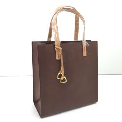 $$ Somes Saddle ソメスサドル ハンドバッグ レザー ブラウン Aランク