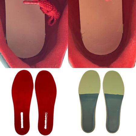  Sangacio サンガッチョ スニーカー にゅ〜ず カーマイン 25cm レッド